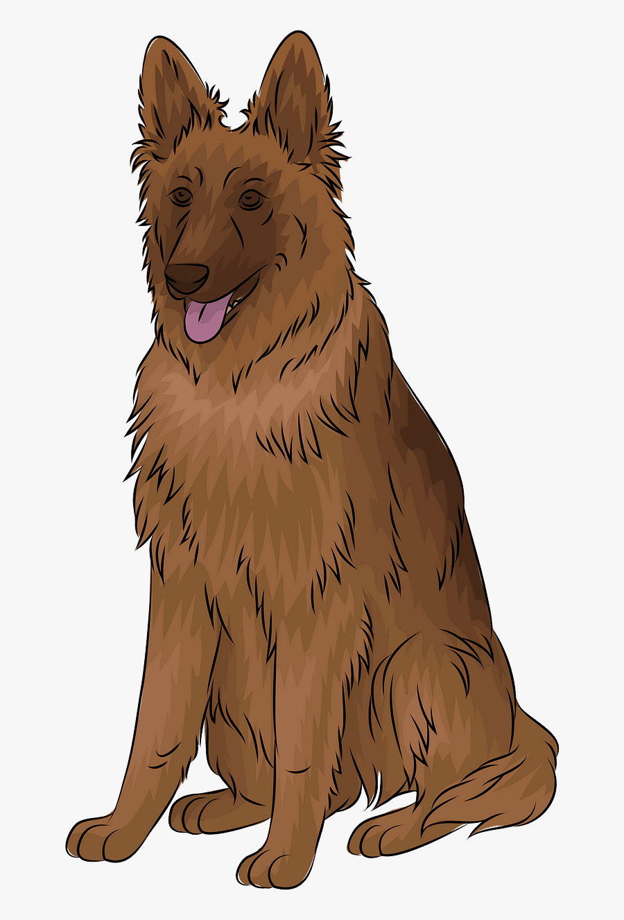 Dog Yawns, Transparent Clipart