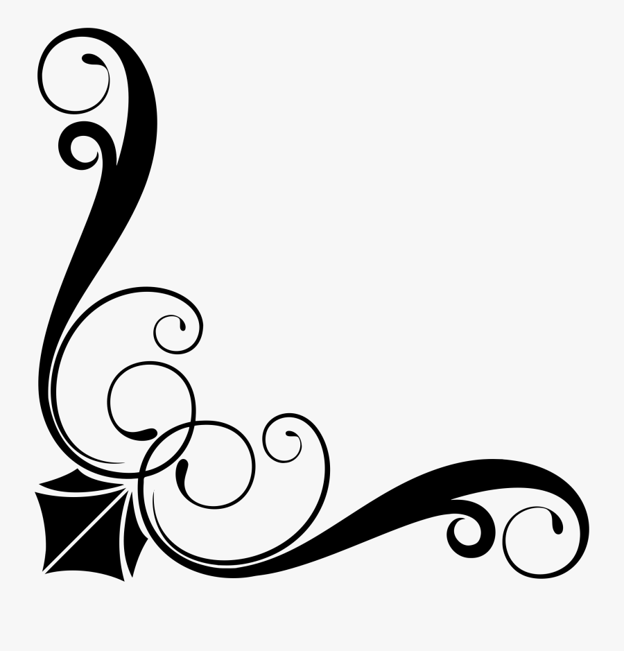 Clipart - Corner Ornaments Png Free, Transparent Clipart