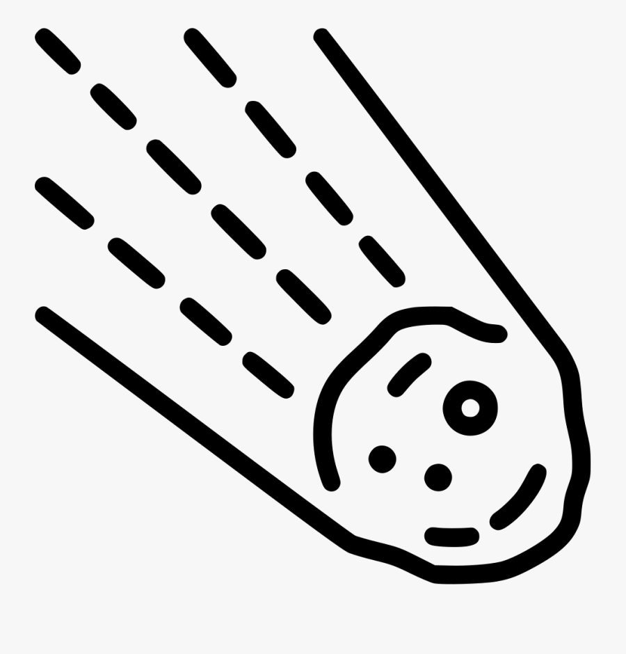 Svg Free Stock Meteor Svg Png Icon - Meteor Clipart Black And White, Transparent Clipart