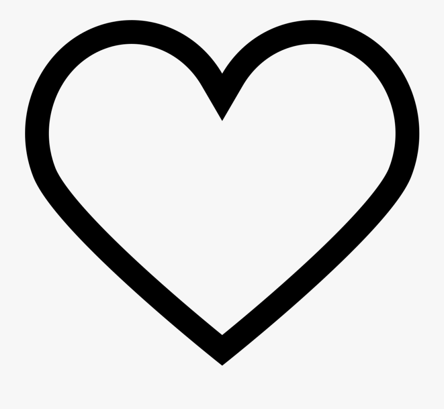 Computer Icons Heart Clip Art Shape 1000 Transprent - Free Download Heart Svg, Transparent Clipart