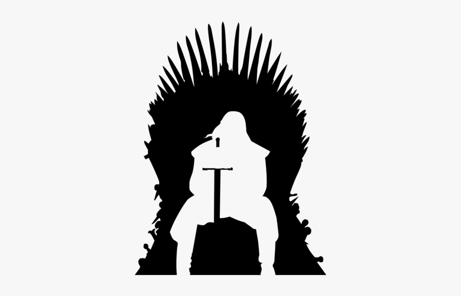 Game Of Thrones Silhouette Iron Throne Eddard Stark - Game Of Thrones Vector Png, Transparent Clipart