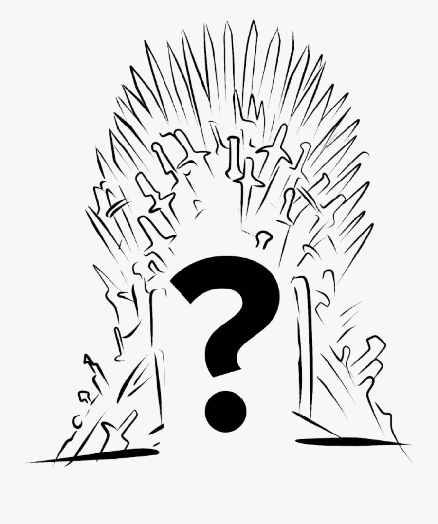 Bull Terrier Iron Throne Drawing Image - Iron Throne Chair Clipart, Transparent Clipart