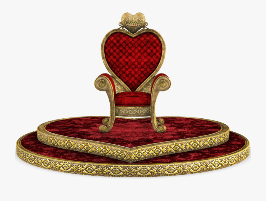 Transparent Royal Clipart - Queen Of Hearts Throne, Transparent Clipart
