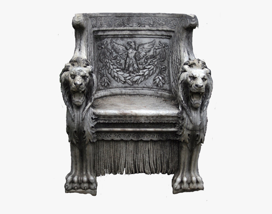 Stone Throne, Transparent Clipart