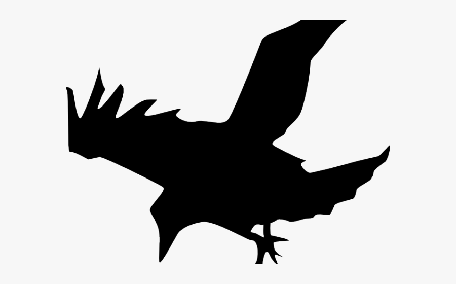 Transparent Raven Silhouette, Transparent Clipart