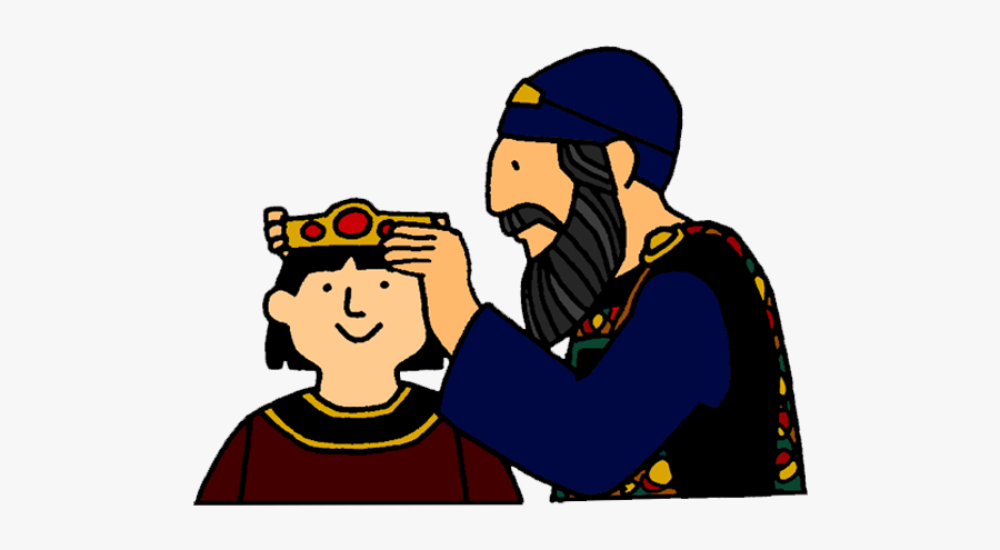 King Being Crowned Cartoon, Transparent Clipart