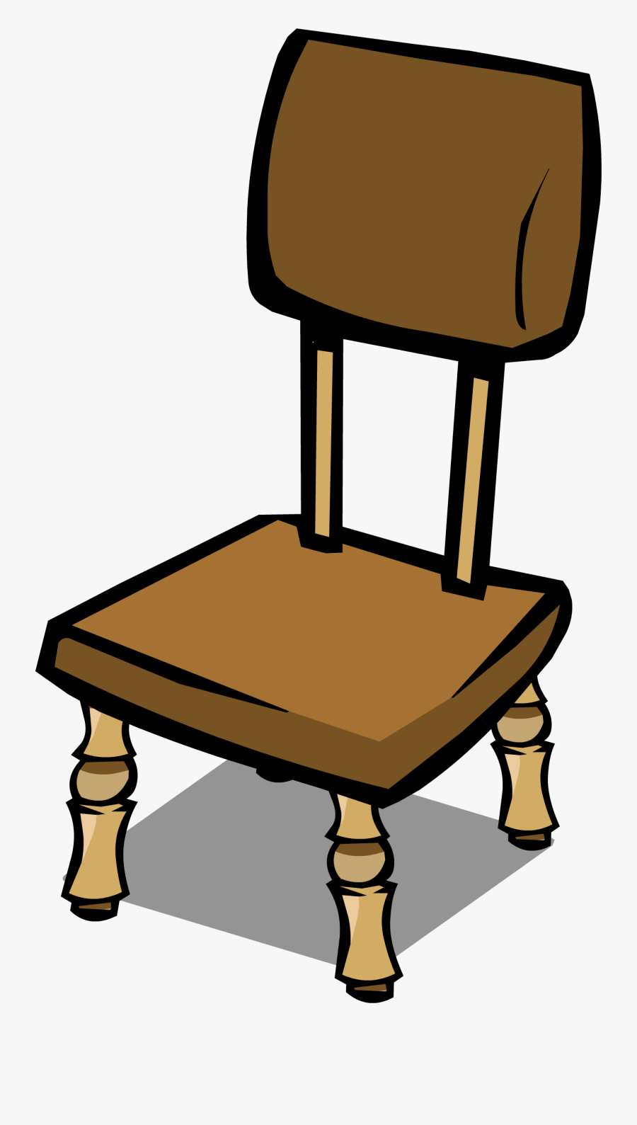 Chair Clipart Game - Cartoon Armchair Transparent Background, Transparent Clipart