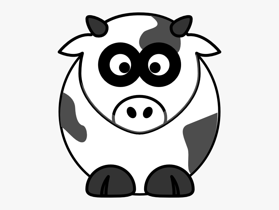 Transparent Cow Face Png - Clipart Cartoon Cow, Transparent Clipart