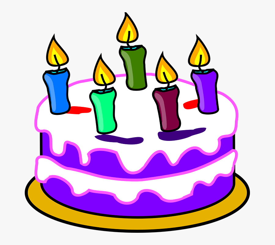 Birthday Cake Clipart, Transparent Clipart