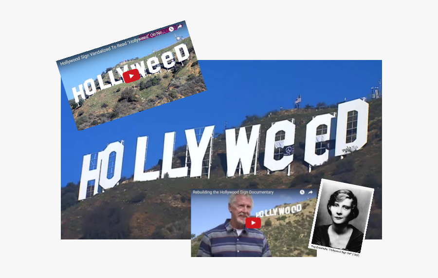 Transparent Hollywood Sign Png - Hollywood Sign, Transparent Clipart