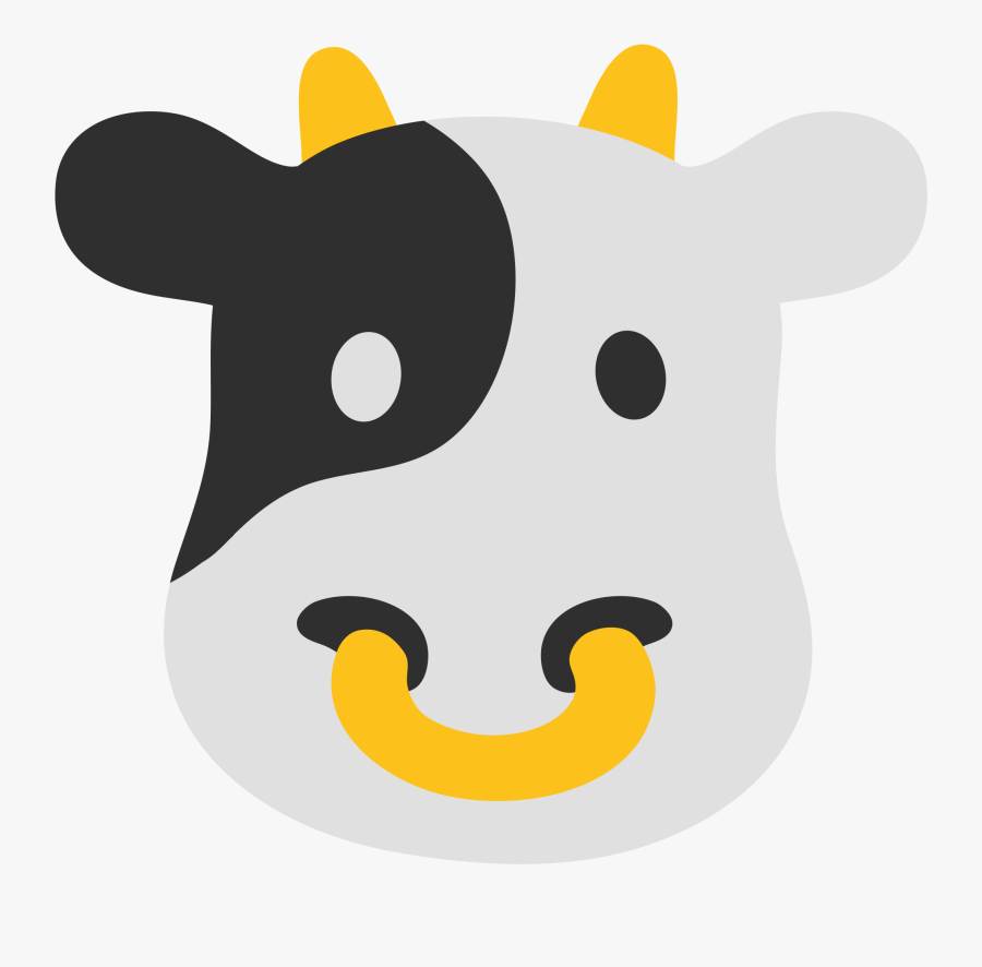 Emoji Clipart Cow - Emoji Cow, Transparent Clipart