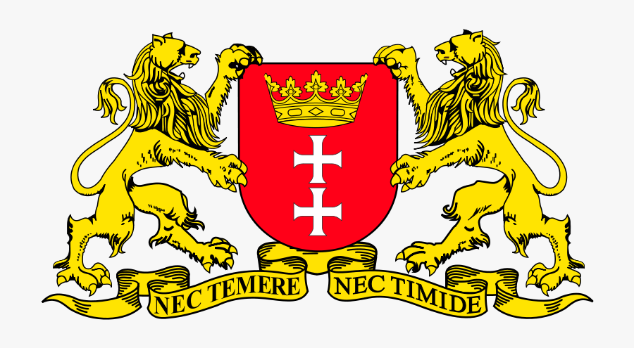 Coat Of Arms - Gdansk Coat Of Arms, Transparent Clipart