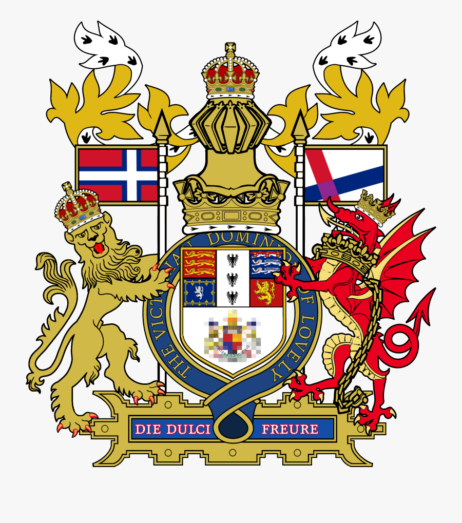 Hd Royal As Used - Royal Coat Of Arms Template, Transparent Clipart