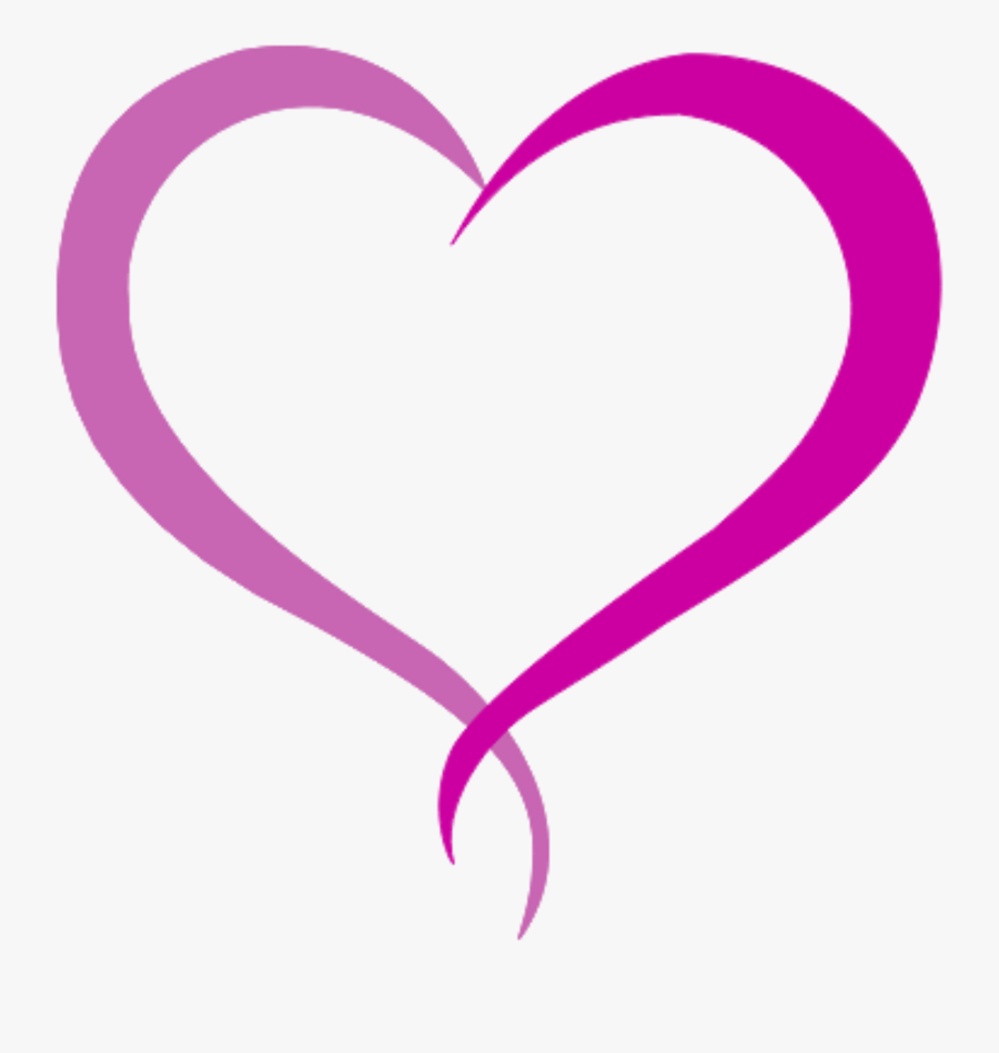 Pink,heart,love - Girly Pink Heart, Transparent Clipart