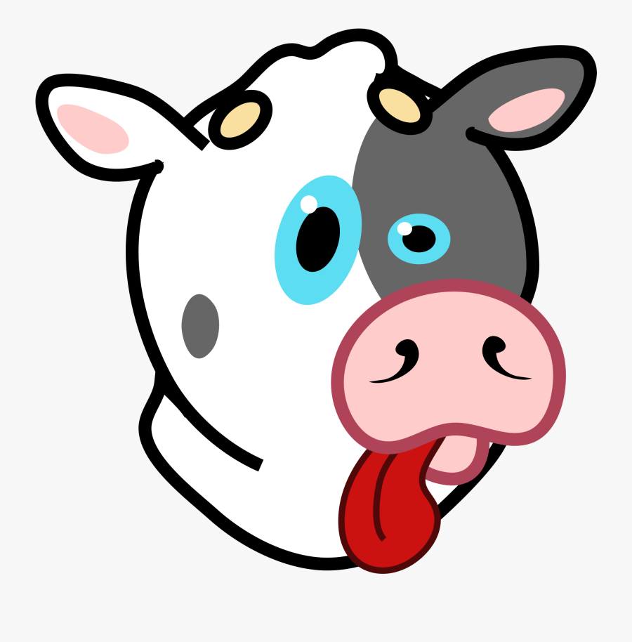 Nose Clipart Cow - Dibujo Lengua Vaca, Transparent Clipart
