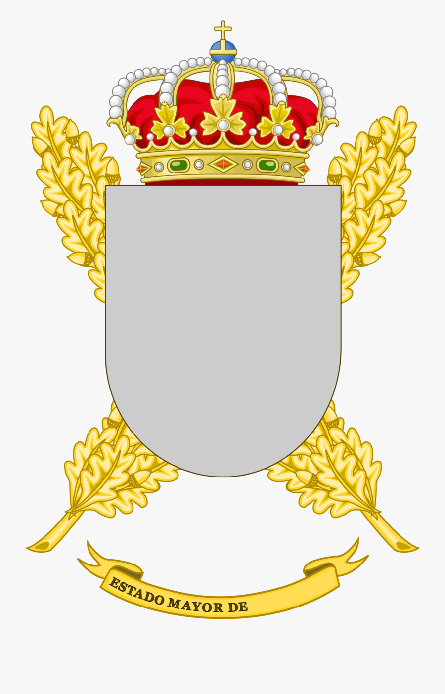 Download Hd Blank Artillery - Coat Of Arms Water, Transparent Clipart