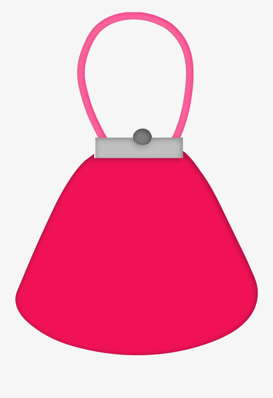 Clip Art Pink Bag, Transparent Clipart