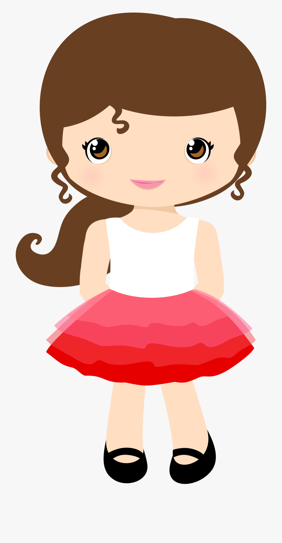 Number 3 Clipart Girly - Cute Girl Clipart, Transparent Clipart