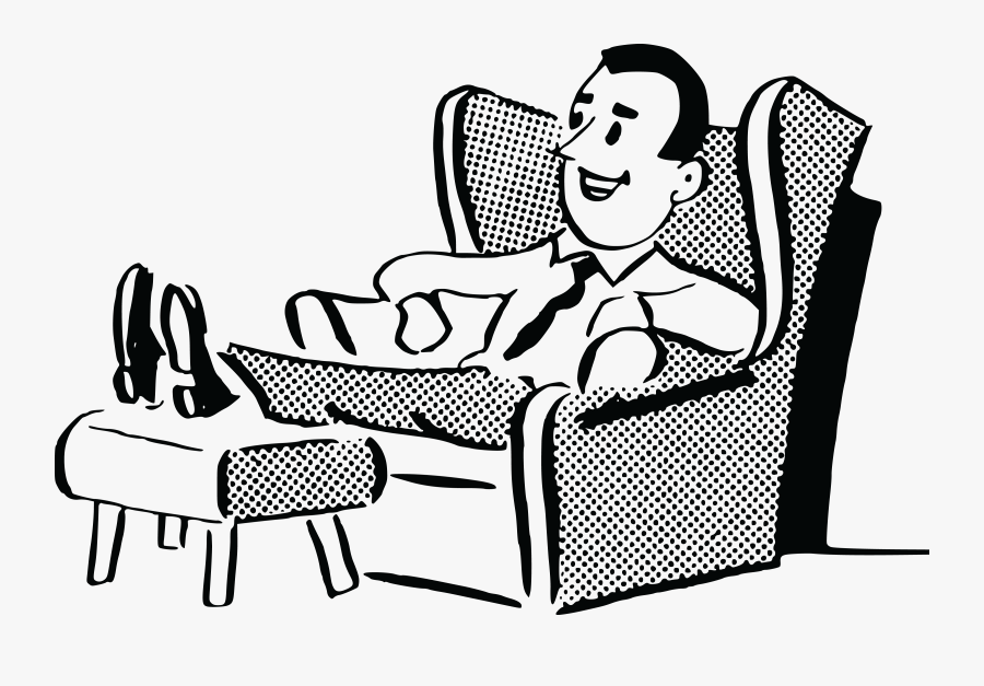 Creative Design Relax Breathe - Comfortable Clipart Black And White, Transparent Clipart