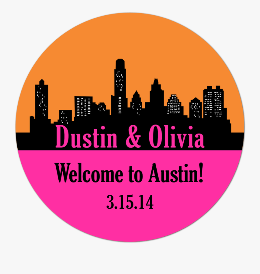 Austin Skyline Clipart, Transparent Clipart