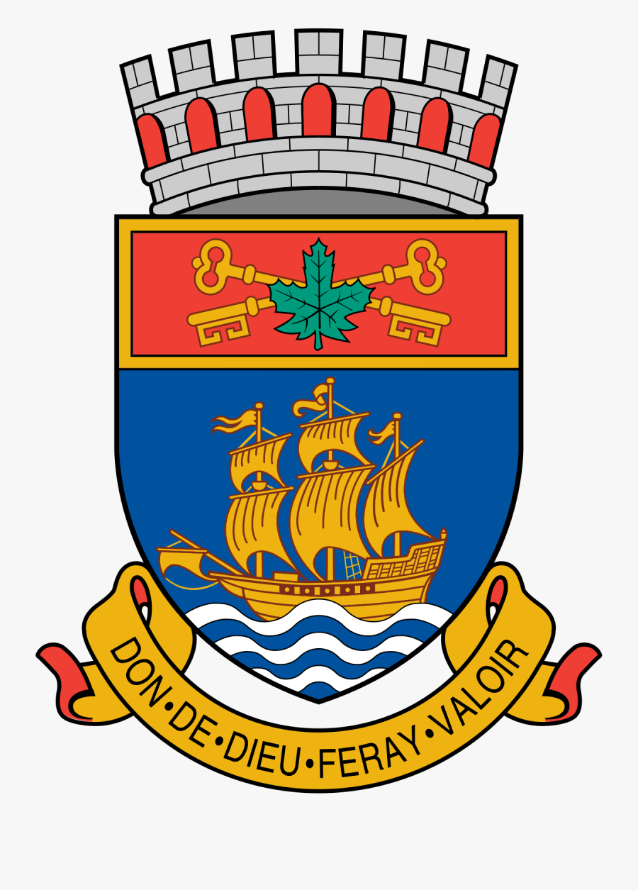 Quebec City Coat Of Arms, Transparent Clipart