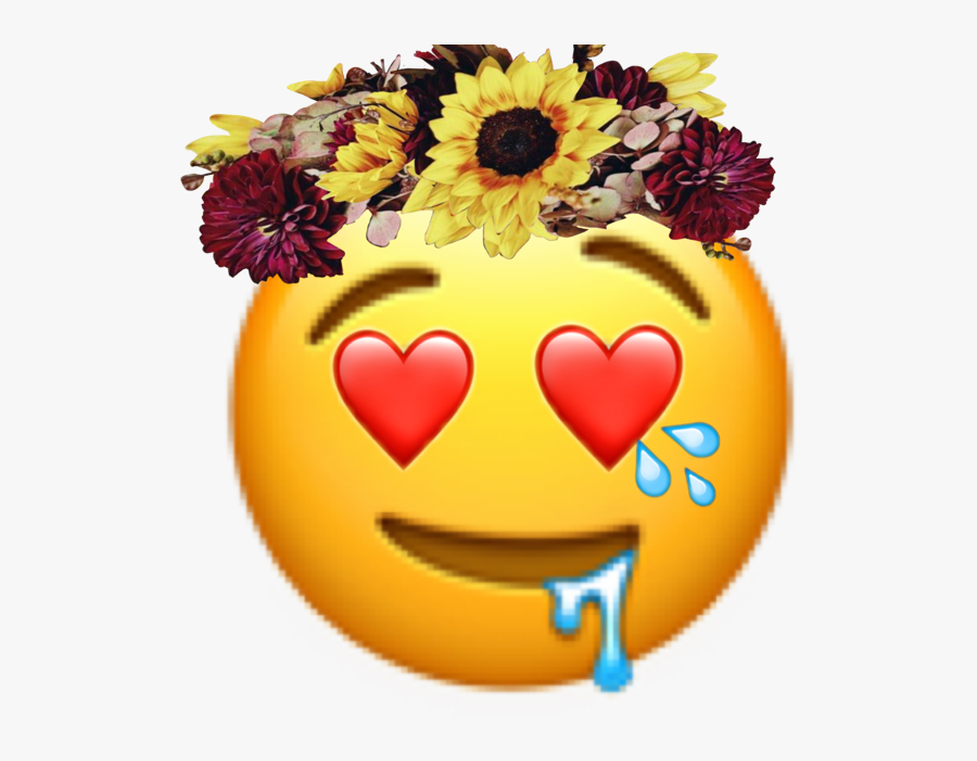 Clip Art Emojis Drawing For - Clipart Smile Flower Emoji, Transparent Clipart