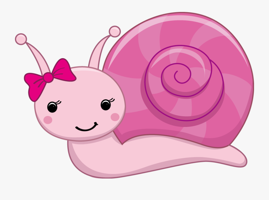 Transparent Pretty Girl Clipart - Cute Girl Snail Clipart, Transparent Clipart