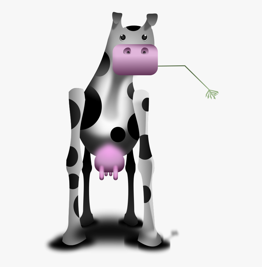 This Free Clip Arts Design Of Odd Cow - Weird Clipart Cow, Transparent Clipart