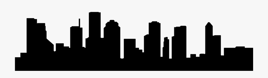 Cleveland Silhouette Outline At - Houston Skyline Silhouette Png, Transparent Clipart