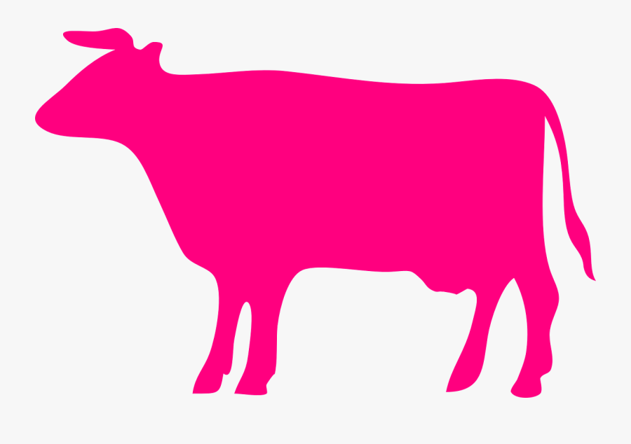 Pink Cow Clipart Collection - Cow Silhouette , Free Transparent Clipart - C...