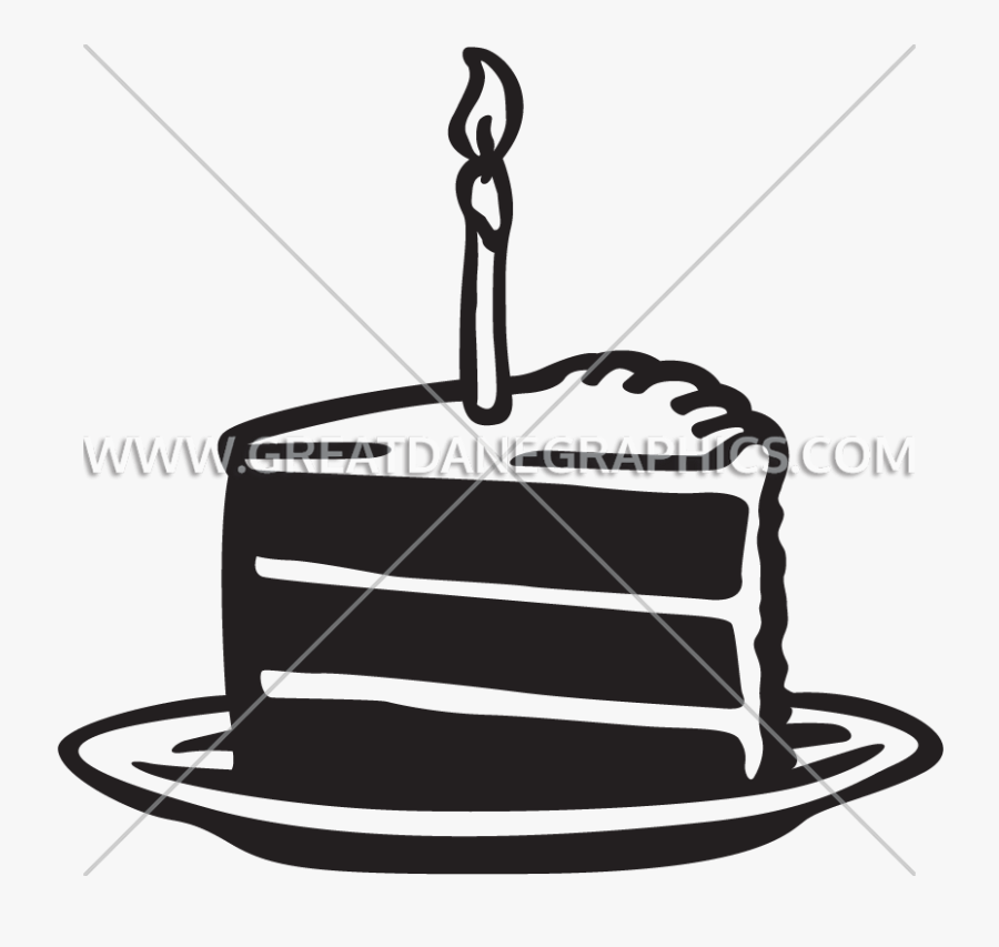 Birthday Cake Slice Drawing Clipart , Png Download - Birthday Cake Slice Drawing, Transparent Clipart