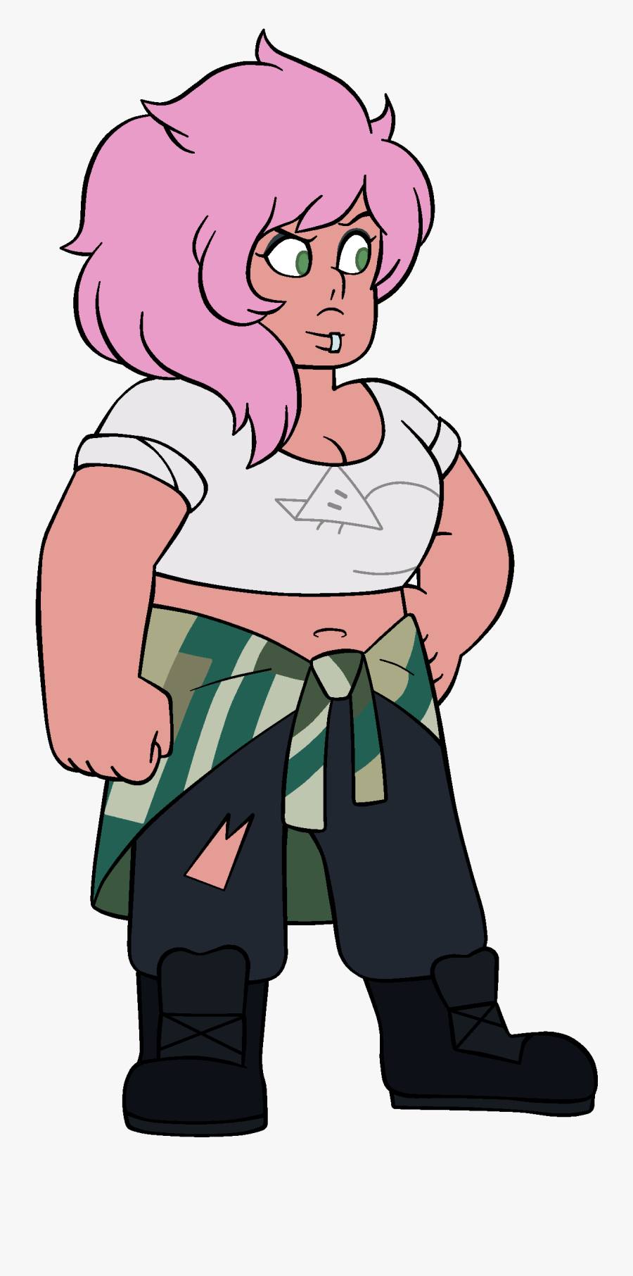 Drawing Flannel Girl Transparent Png Clipart Free Download - Mystery Girl Cosplay Su, Transparent Clipart