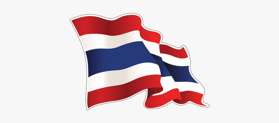 Vector Thailand Flag Png, Transparent Clipart