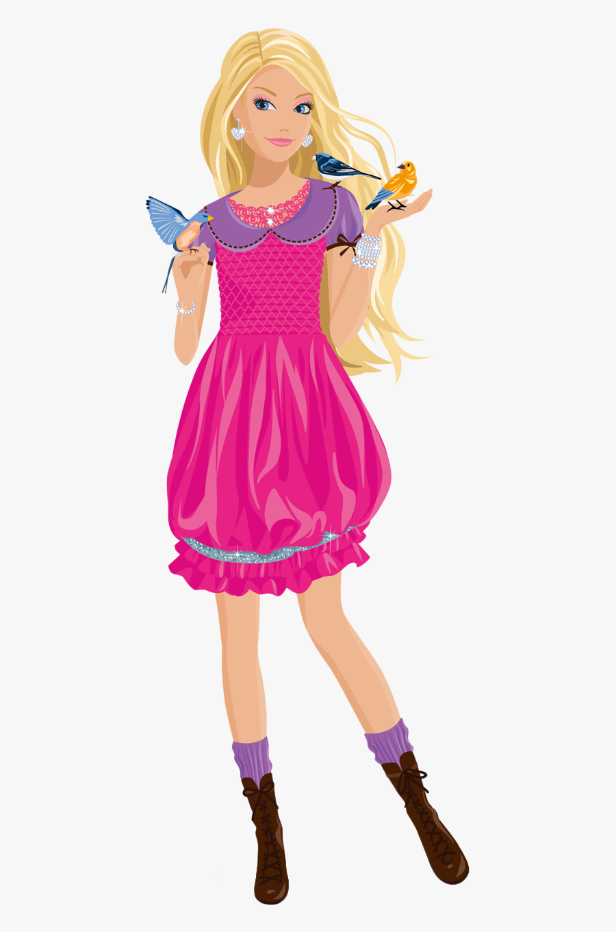 Barbie Image 3 Clip Art - Barbie Free Clip Art, Transparent Clipart