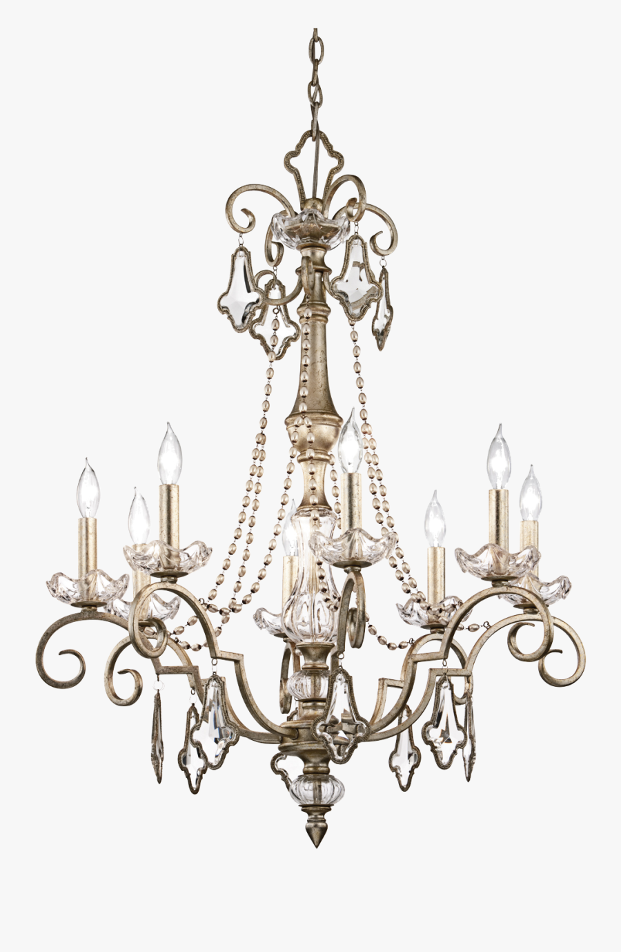 Light Fixture Chandelier Lighting Pendant Png File - Chandelier, Transparent Clipart