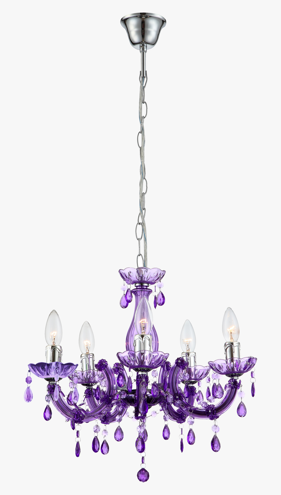 Сиреневая Люстра , Free Transparent Clipart - ClipartKey