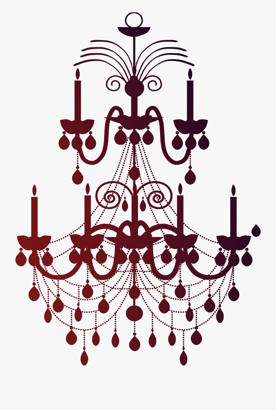 Picture Download Chandelier Clipart Svg - Chandelier Silhouette Png, Transparent Clipart