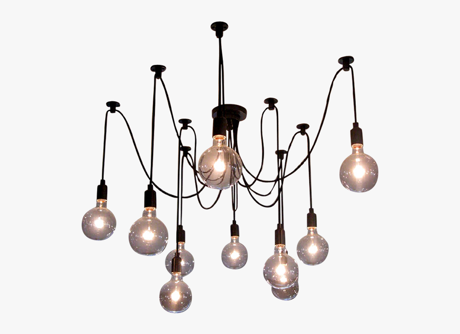 Ceiling Lamp Png Svg Free Download - Bulb Pendant Lighting Png, Transparent Clipart