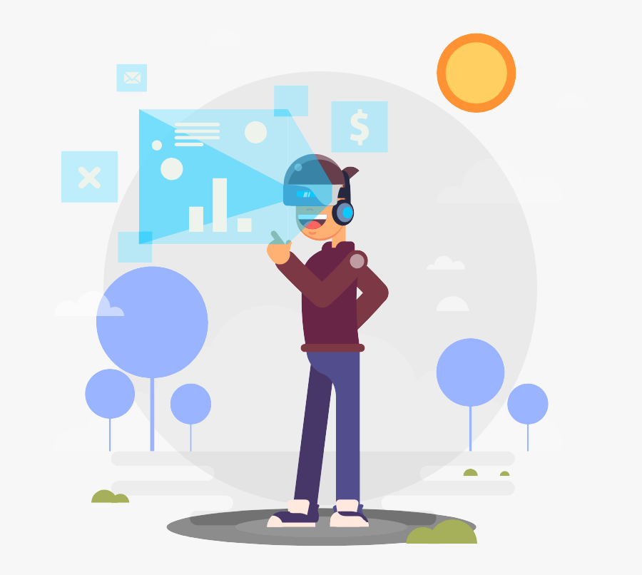 Augmented And Virtual Reality Png, Transparent Clipart