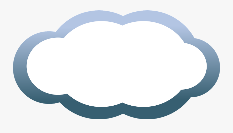 Cloud, Weather, Fog, Misty, Blue, White - Heart, Transparent Clipart