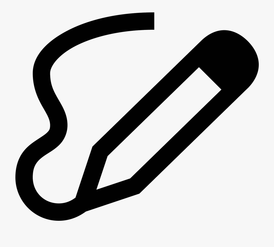 There Is A Squiggly Line Heading Downwards, And Where, Transparent Clipart