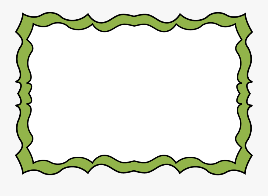 Squiggle Frame Clipart - Pink And Black Border, Transparent Clipart