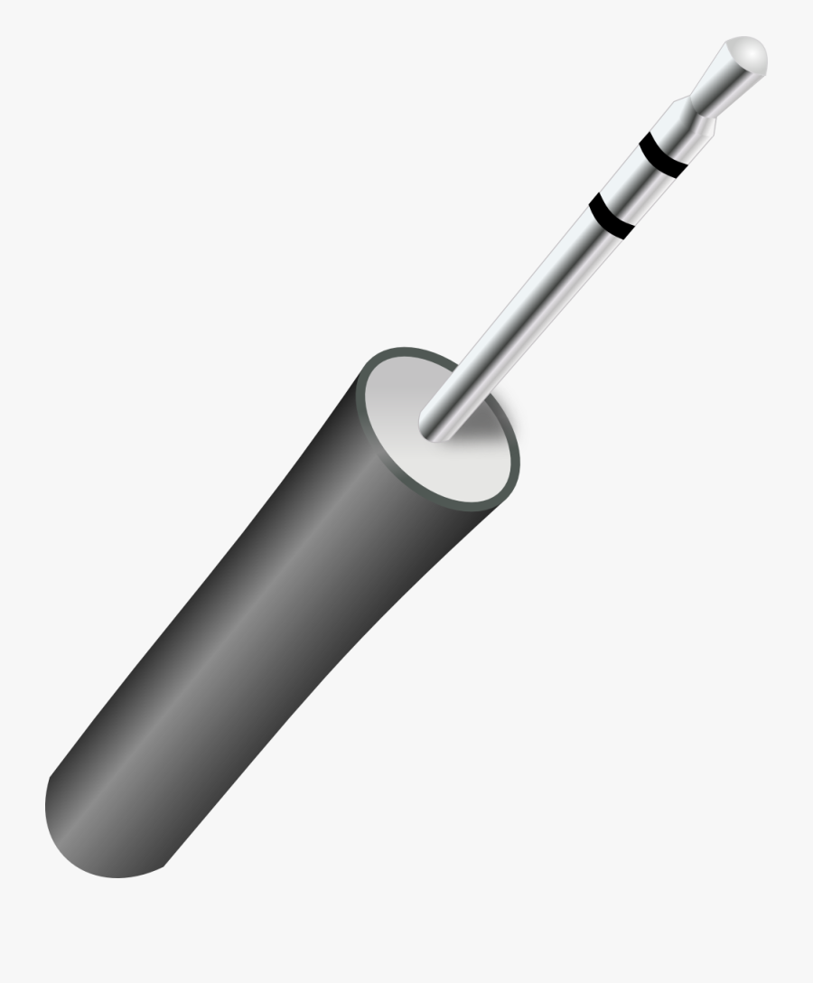 Audio Plug, Mono - Phone Connector, Transparent Clipart