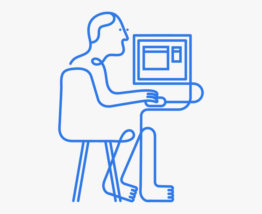 Love The Squiggly Line Man - Layervault, Transparent Clipart