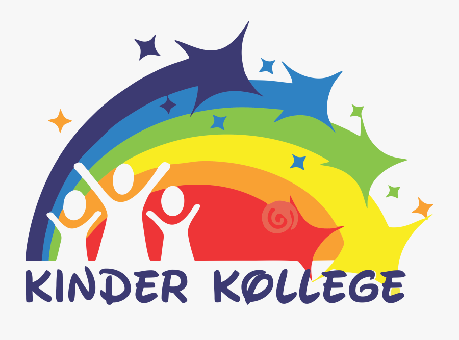 Kindergarten - Rainbow Children Logo, Transparent Clipart