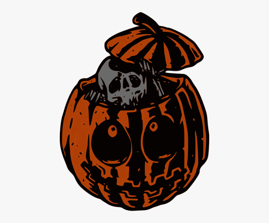 Holidays, Personal Use, Pumpkin And Skeleton, - T-shirt, Transparent Clipart