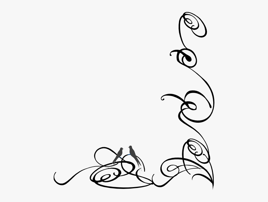Transparent Fancy Line Clipart - Drawing, Transparent Clipart