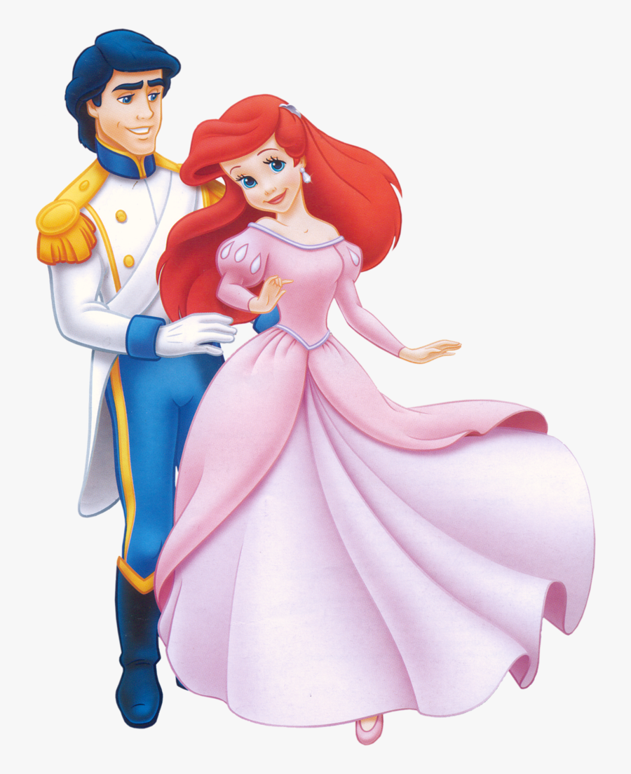 Princess Jasmine Clipart - Princess Ariel And Prince Eric, Transparent Clipart