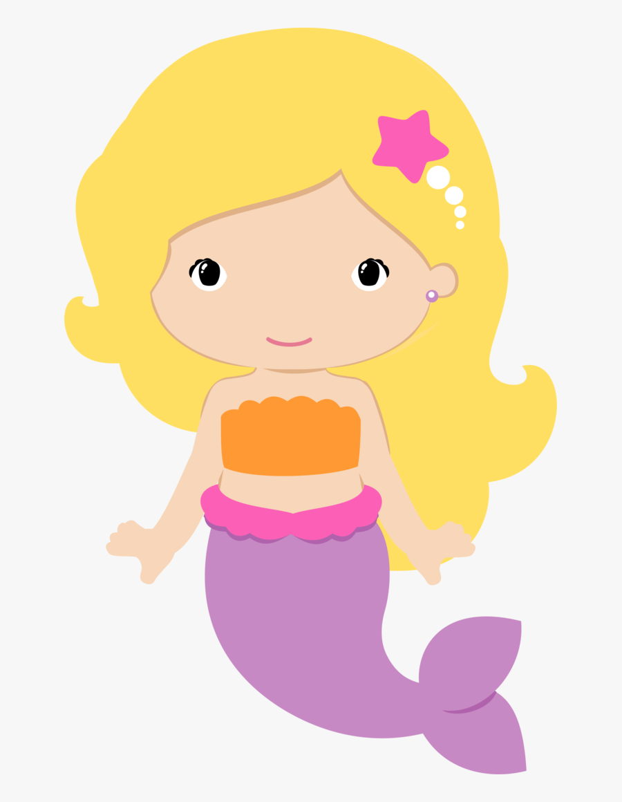 Ariel Clipart Clam - Blonde Mermaid Clip Art, Transparent Clipart