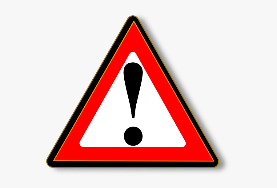 Black Red Warning Clip Art At Clker - Animated Alert Icon Gif, Transparent Clipart